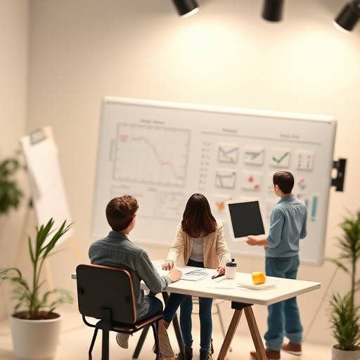 Miniature du cours de gestion de projets montrant une équipe qui travail sur un tableau.